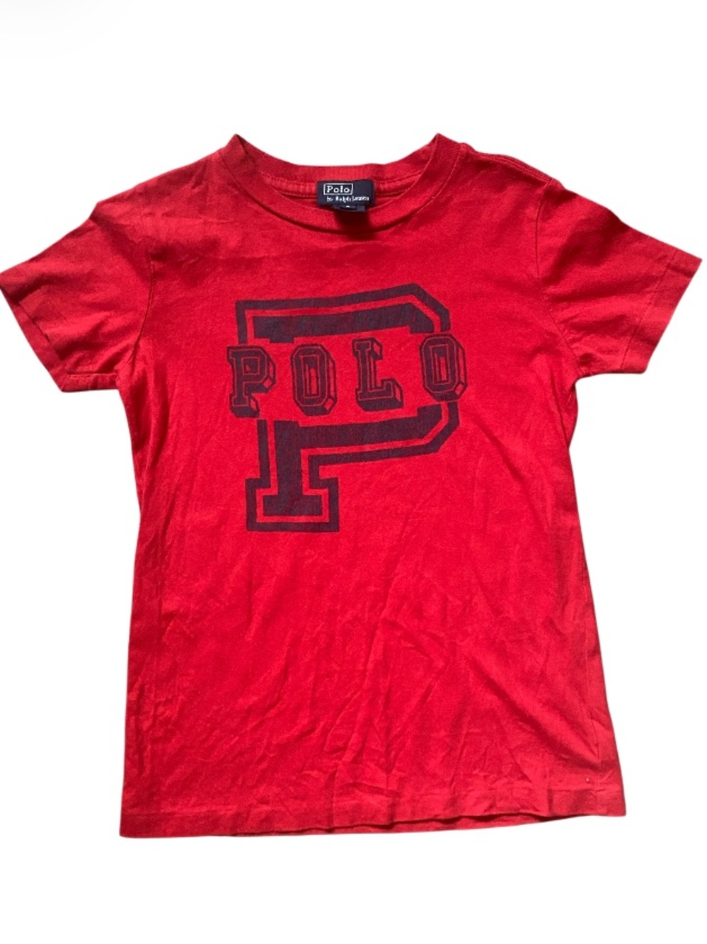 Polo by Ralph Lauren Kids Red Logo Graphic Tee Size 6